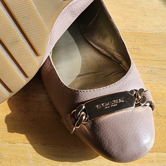 Coach Bianca blush pink flats - Picture 9 of 12